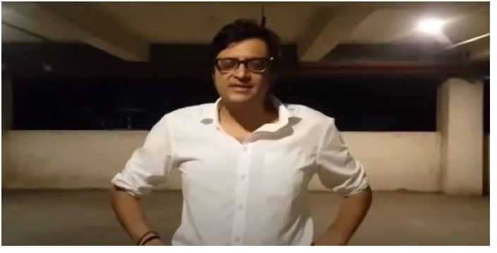 Arnab recorf video after 