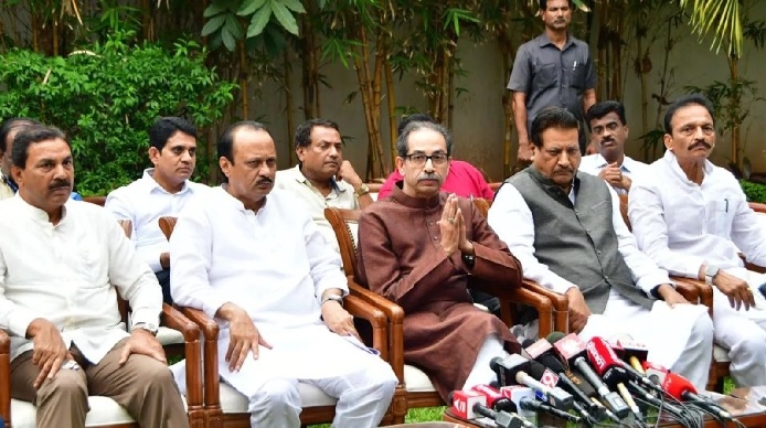 Maha Vikas Aghadi march