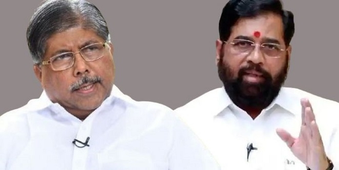 Chandrakant Patil Eknath Shinde