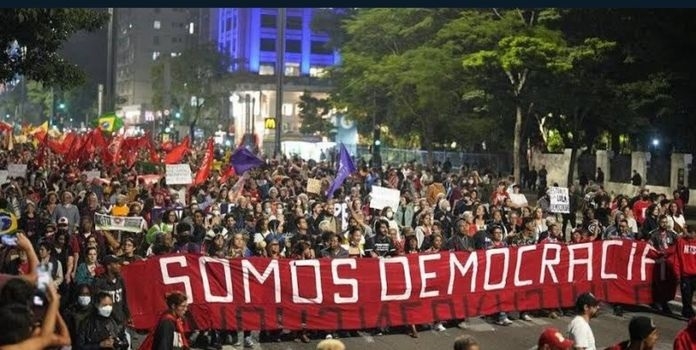 protest in brazil