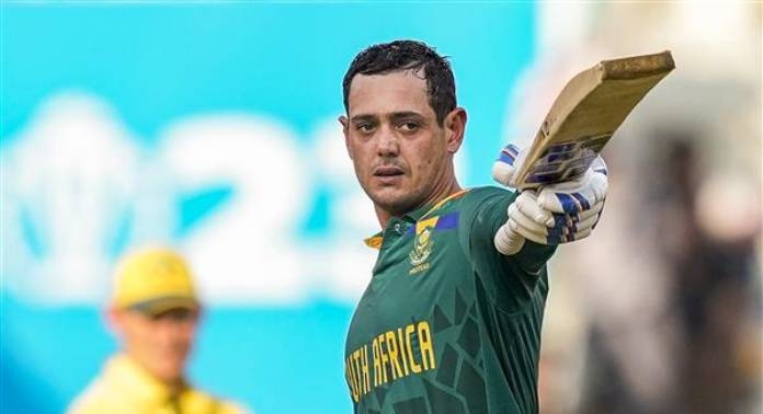 South Africa have finished with a very respectable 311 after being slotted into bat