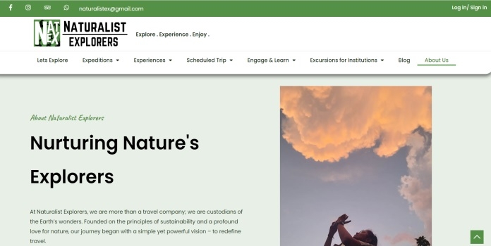 naturalist explorers website