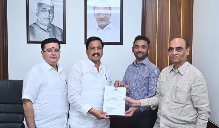 Najeeb Mulla as Regional General Secretary of NCP 