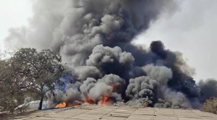 Fire breaks out at chemical godown in Bhiwandi