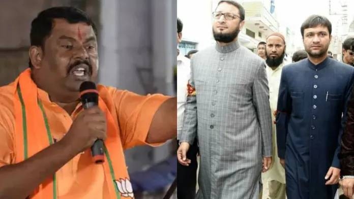 hyderabad-muslim-angry-with-owaisi-brothers-called-t-raja-singh-jija-telangana-elections-2023