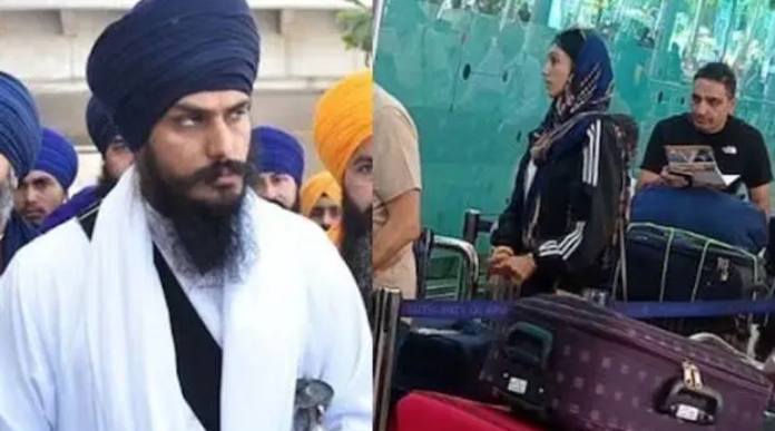 Amritpal Singh’s wife stopped at Amritsar airport