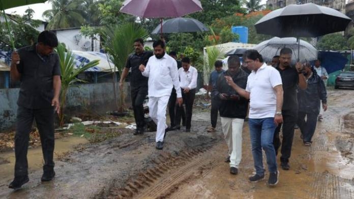 Maharashtra CM Eknath Shinde Mumbai Pumping Station