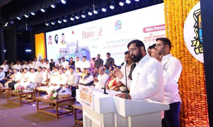 Maharashtra Chief Minister Eknath Shinde In Thane