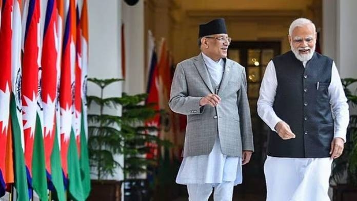 Nepal PM Pushpa Kumar Dahal India Tour