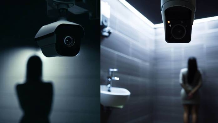 Three girl students suspended for placing a mobile camera in the bathroom