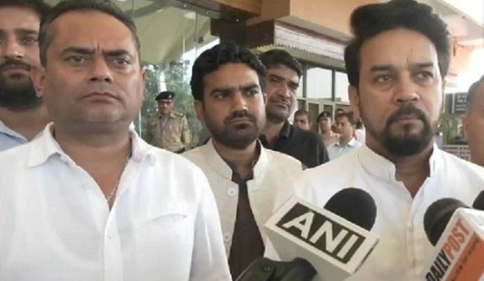 Central Cabinet Minister Anurag Thakur BJP Alliance