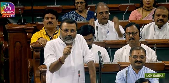 Nishikant Dubey on rahul gandhi