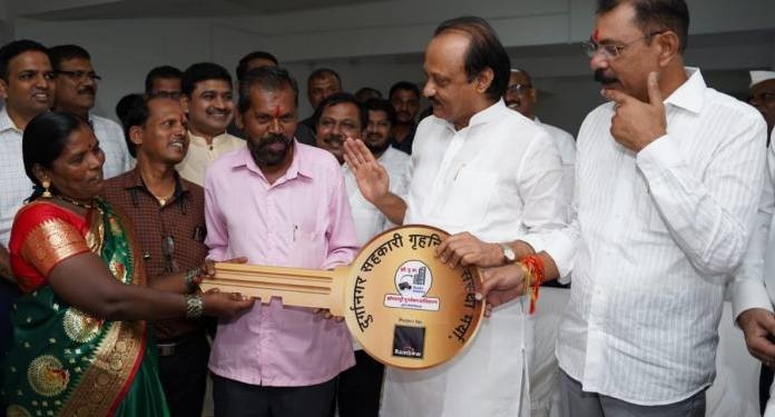 Maharashtra Deputy CM Ajit Pawar In NIgadi