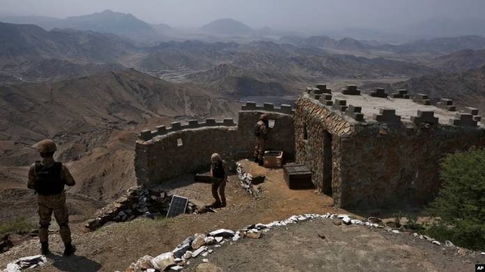 targeted Pakistani posts in the mountainous Kalash border valley