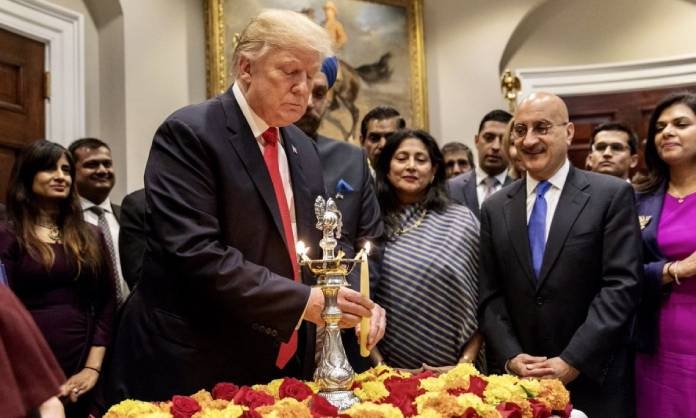 trump diwali