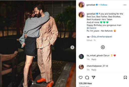 ritesh genelia
