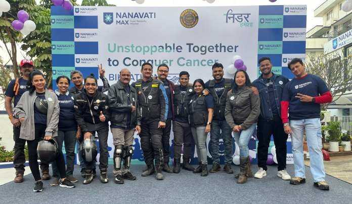 Nanavati Max Biker Rally Cancer Awareness 