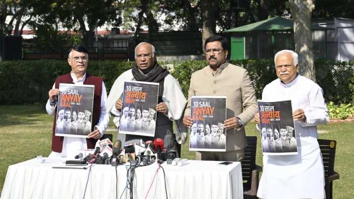 Congress Releases ‘Black Paper’ on Modi Government’s Failure