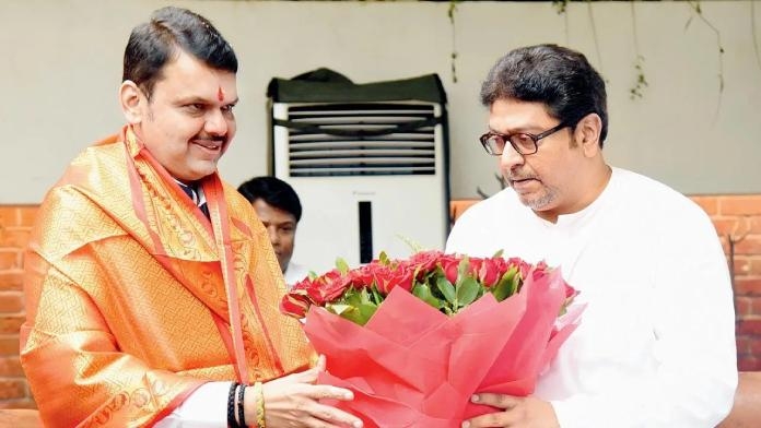 mns bjp coalition raj thackeray delhi tour