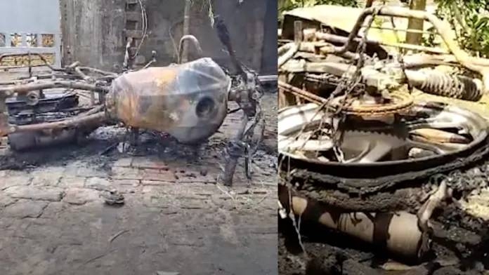 West Bengal Bomb blast at bjp leader house