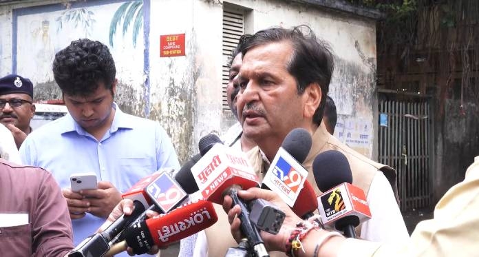 Mangal Prabhat Lodha on Banganga Lake