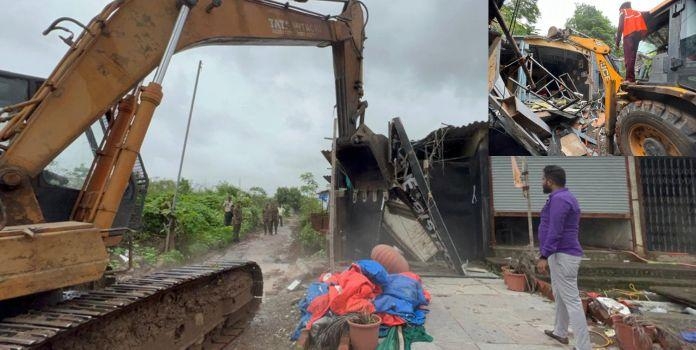 thane city illeagal pub bar action 