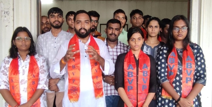 ABVP Protest in mumbai