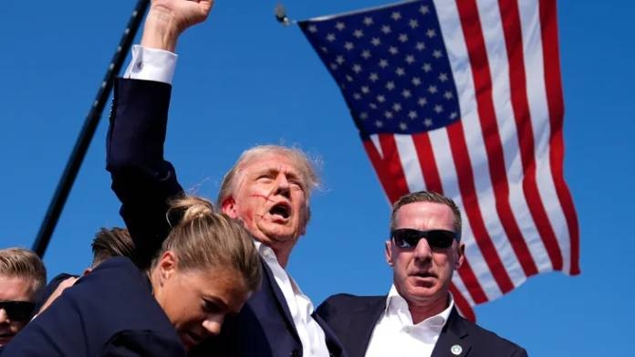 republican candidate donald trump gunfire
