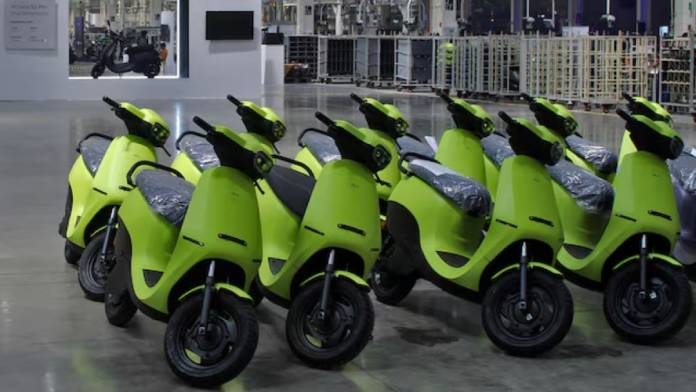 ola electric share price hiked