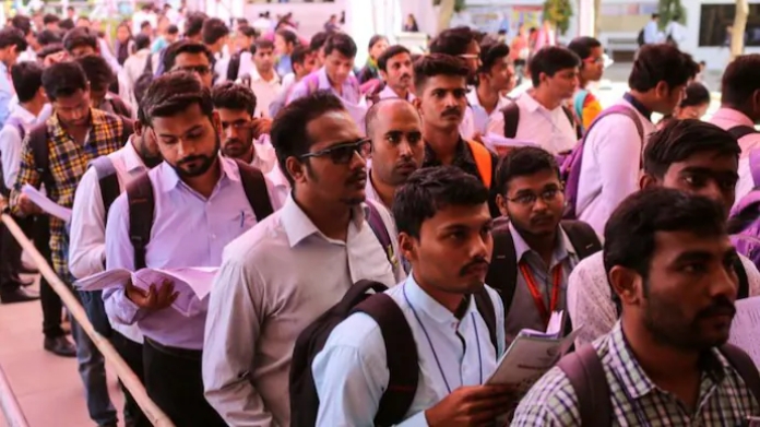 india employment rate growing 