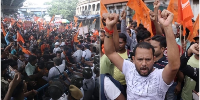 Hindu Protest in West Bengal 