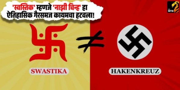 Swastika And Nazi Symbol : 'स्वस्तिक' म्हणजे 'नाझी चिन्ह' हा ऐतिहासिक गैरसमज कायमचा हटवला!
