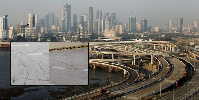 ubt responsible for cracks on coastal road allegations by amey ghole shivsena 