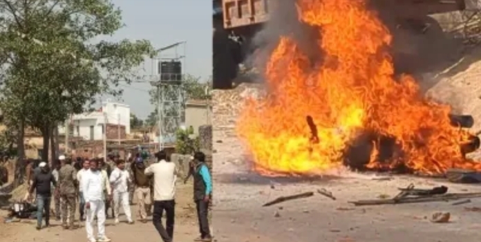 Stone Pelting on Mahashivratri at Jharkhand 