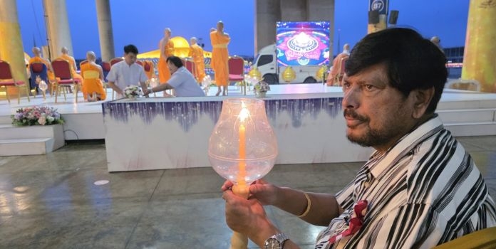 Buddha thoughts of world peace to every person Minister Ramdas Athawale