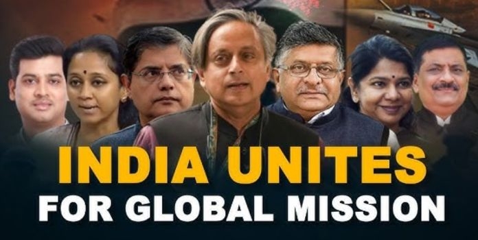 MP will be representing the government abroad, the message that there is political consensus in India regarding this action will be sent abroad as well