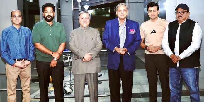 Operation Sindoor Delegation led by Tharoor leaves for America