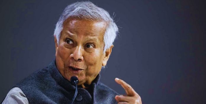 mohammed yunus says india trying to destroy bangladesh amid crisis with army