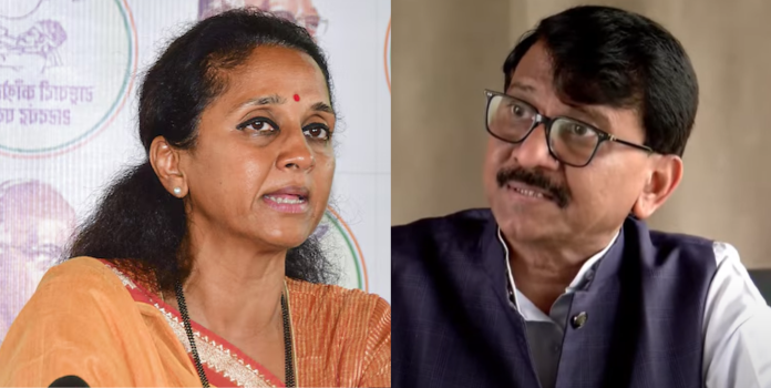 Supriya Sule & Sanjay Raut