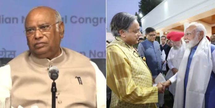 no action taken by the party against Shashi Tharoor