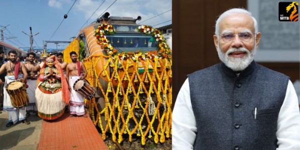 Narendra Modi: रेल्वे संपर्क मजबूत झाला की विकासालाही गती: पंतप्रधान नरेंद्र मोदींचे गौरवोद्गार
