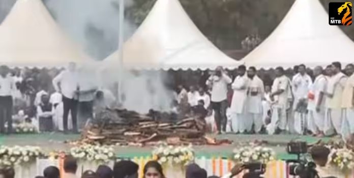 Ajit Pawar Funeral Baramati