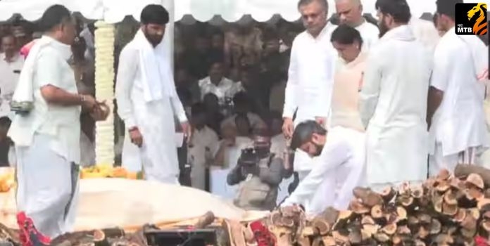 Ajit Pawar Funeral Baramati