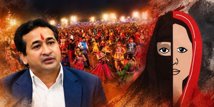 Nitesh Rane Garba Warning