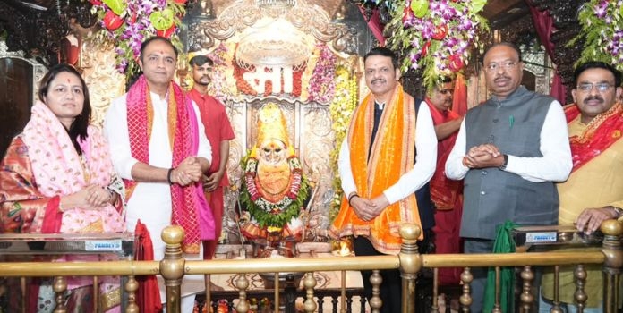 Devendra Fadnavis Koradi Temple 