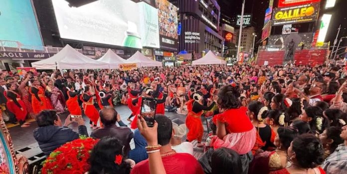 Times Square Durga Utsav