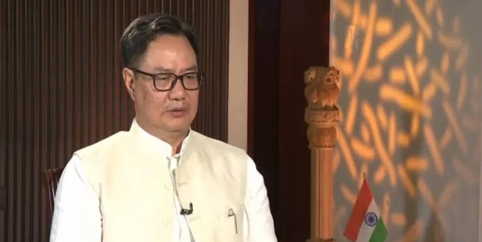 Kiren Rijiju on SIR Protest