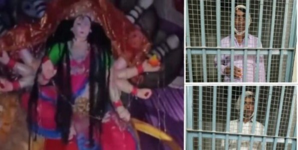 धर्मांध मुस्लिमांची दुर्गापूजा मंडपावर दगडफेक! अज्ञात महिलांविरोधात गुन्हा दाखल; पाच जण अटकेत!