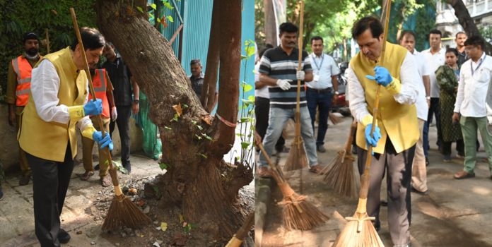 Mangal Prabhat Lodha Cleanliness Drive