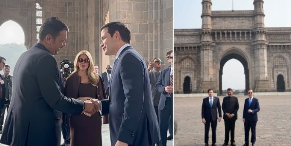 अमेरिकेचे परराष्ट्रमंत्री मार्को रुबियो मुंबईत; मुख्यमंत्री देवेंद्र फडणवीस आणि मार्को रुबियो यांच्यात संवाद